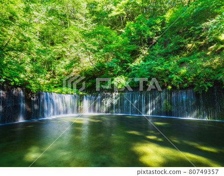 Karuizawa Shiraito Falls in summer 80749357