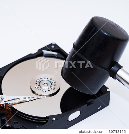 Hard disk data disposal destruction [storage device] 80752133