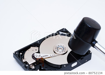 Hard disk data disposal destruction [storage device] 80752134