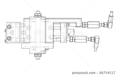 Abstract industry object concept. Vector Abstract industry object concept. Vector 80754517