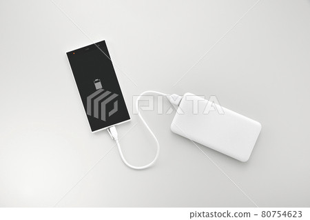 使用移動電池為智能手機充電 使用移動電池為智能手機充電 80754623