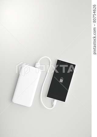 使用移動電池為智能手機充電 80754626