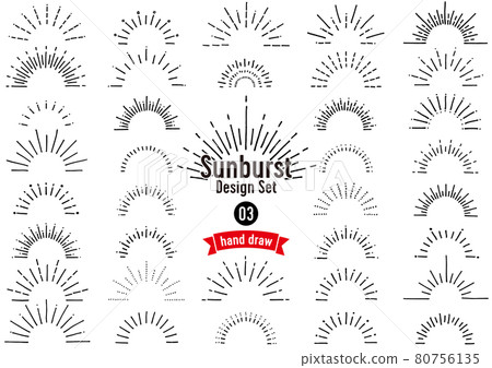 Sunburst Design Set (hand-painted) 80756135