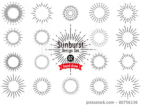 Sunburst Design Set (hand-painted) Sunburst Design Set (hand-painted) 80756136