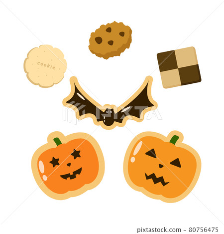 Halloween icing cookie 80756475