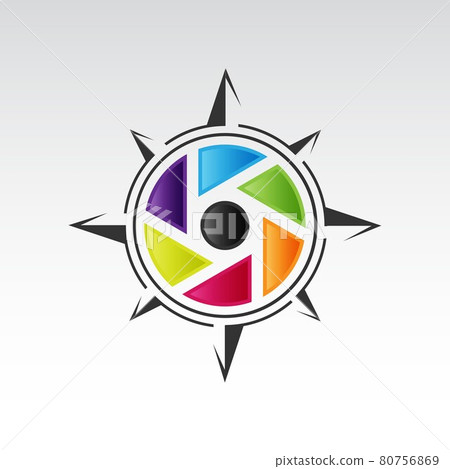 Camera Photo Studio Corporate Logo Template. Photo Camera Logo Vector Design Template For Professional Photographer Or Photo Studio 80756869