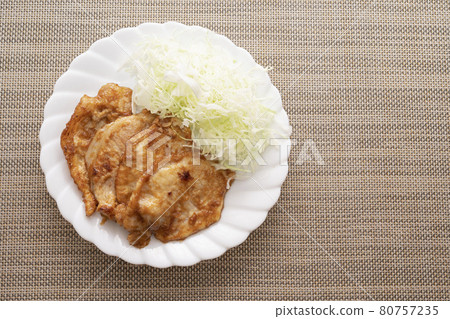 Grilled pork ginger Grilled pork ginger 80757235