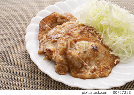 烤豬肉薑 80757238