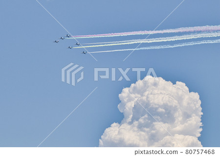 Blue Impulse Opening Ceremony Commemorative Flight Blue Impulse Opening Ceremony Commemorative Flight 80757468