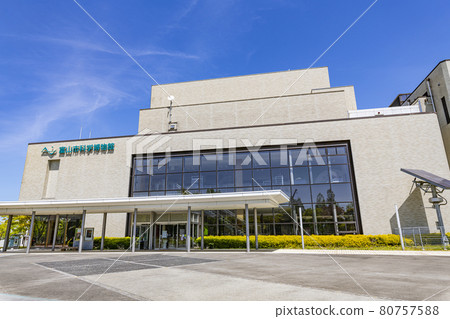 Toyama Science Museum in fine weather, Toyama City, Toyama Prefecture Toyama Science Museum in fine weather, Toyama City, Toyama Prefecture 80757588
