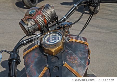 Speedometer, headlight and motorcycle gas tank 80757776