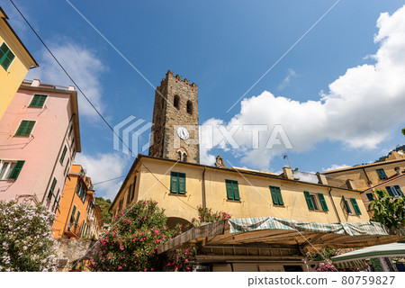 Church of Saint John the Baptist in Monterosso al Mare - Cinque Terre Liguria Italy Church of Saint John the Baptist in Monterosso al Mare - Cinque Terre Liguria Italy 80759827