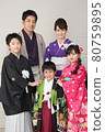 Shichigosan family photo in kimono 80759895