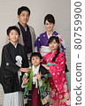 Shichigosan family photo in kimono 80759900