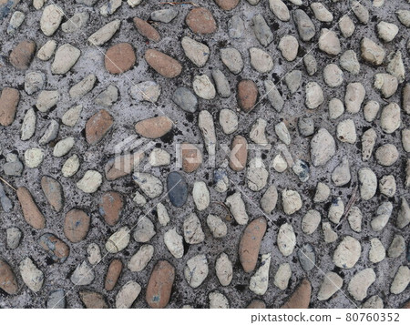Stone boulder pebble floor wall surface background Stone boulder pebble floor wall surface background 80760352