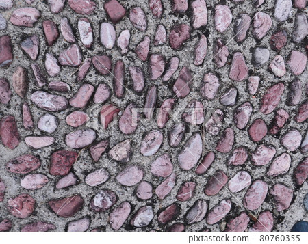 Stone boulder pebble floor wall surface background Stone boulder pebble floor wall surface background 80760355