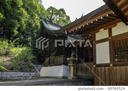 Tsurusaki Shrine Main Hall Hayashima Town, Tsukubo District, Okayama Prefecture 80760524