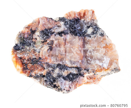 raw red granite stone on white raw red granite stone on white 80760795
