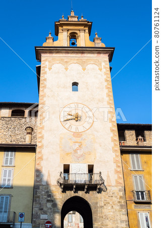 bell tower on Piazza della Cittadella in Bergamo 80761124