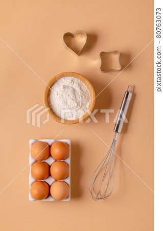 Cooking / baking ingredients, food / cooking background concept. Cooking / baking ingredients, food / cooking background concept. 80763073