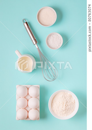 Cooking / baking ingredients, food / cooking background concept. 80763074