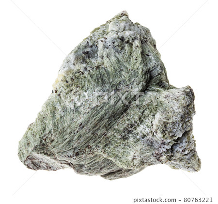 rough richterite stone on white 80763221