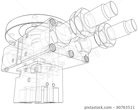 Abstract industry object concept. Vector Abstract industry object concept. Vector 80763511