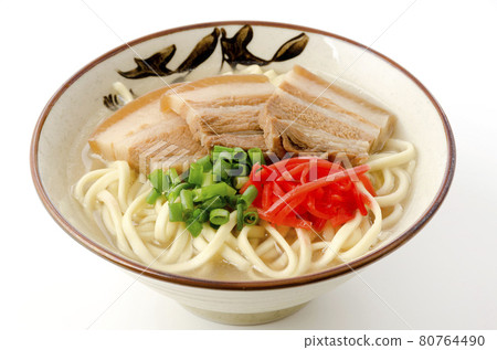 Okinawa soba (three pieces of meat soba) 80764490