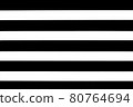 Black and white design horizontal lines, abstract striped pattern texture contrast background monochrome 80764694