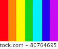 Rainbow vertical lines background, multicolored bright stripes texture 80764695