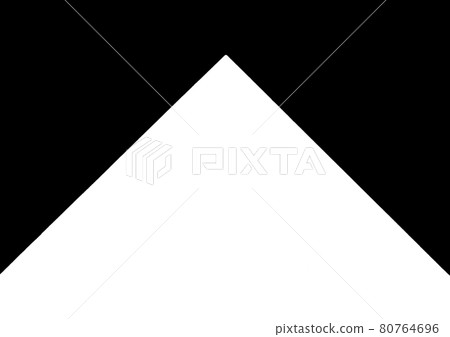 Black and white abstract corner geometric diagonal pattern background, design element, white pyramid 80764696