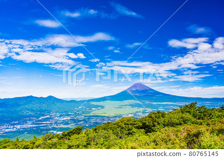 (Shizuoka) Mt. Fuji seen from the Hakone Skyline 80765145
