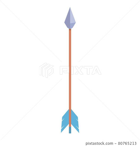 Sport arrow icon cartoon vector. Archery bow 80765213