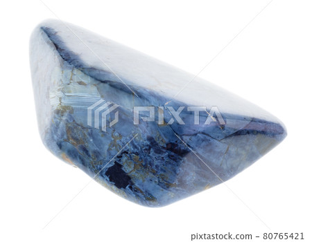 polished Rhodusite stone on white 80765421