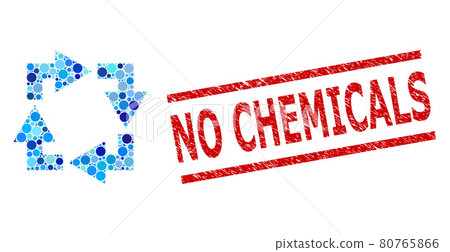 Distress No Chemicals Stamp Imitation and Recycle Composition of Round Dots 80765866