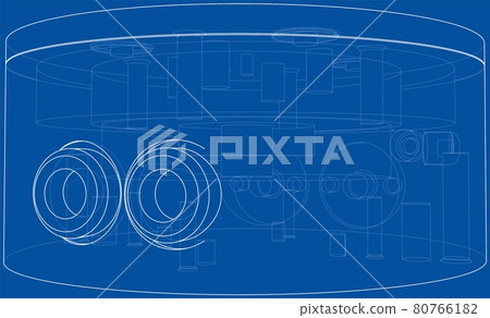 Abstract industry object concept. Vector 80766182