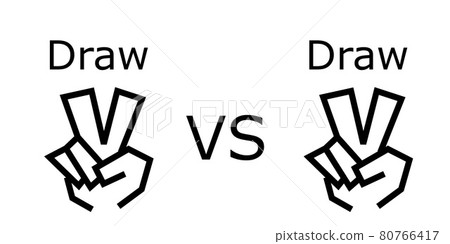 Rock-paper-scissors image material Rock-paper-scissors image material 80766417