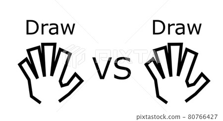Rock-paper-scissors image material Rock-paper-scissors image material 80766427