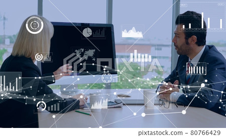 Creative visual of business data analyzing technology Creative visual of business data analyzing technology 80766429
