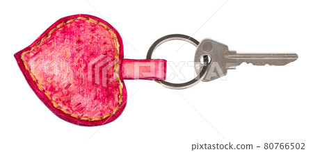 door key on pink heart shaped key ring cutout door key on pink heart shaped key ring cutout 80766502