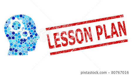 Grunge Lesson Plan Watermark and Brain Gears Composition of Circles Grunge Lesson Plan Watermark and Brain Gears Composition of Circles 80767016