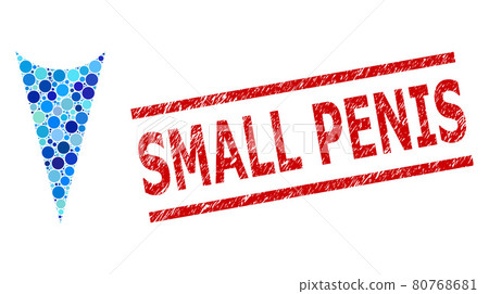 Grunge Small Penis Seal and Arrowhead Down Composition of Circles Grunge Small Penis Seal and Arrowhead Down Composition of Circles 80768681