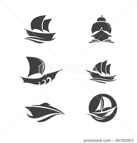 Cruise ship vector icon illustration design 80768865
