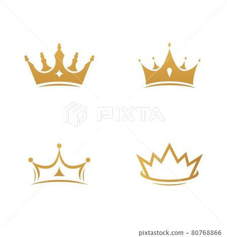 Crown Logo Template vector icon 80768866