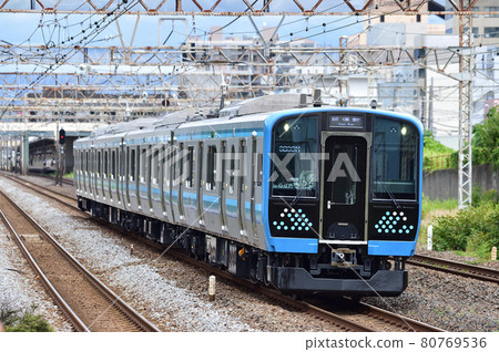 Tokaido Main Line Hiratsuka JR East E131 series 500 series G-01 formation (Kouzu) Sagami Line test run 80769536