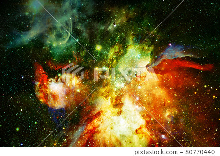 Deep space. Elements of this image furnished by NASA 80770440