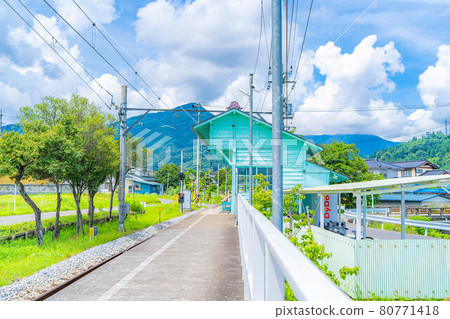 無人車站圖片 上田電鐵別所線八木澤站[長野縣] 80771418