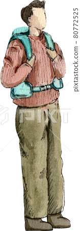 Tourism day concept watercolor Tourism day concept watercolor 80772525