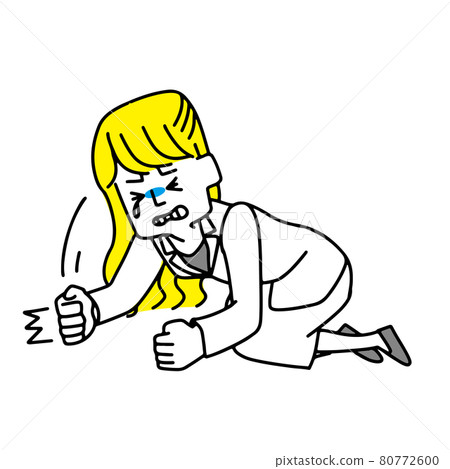 Woman in a regrettable suit 80772600