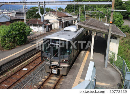 Wakayama Line Funato Station 227 series train 80772889